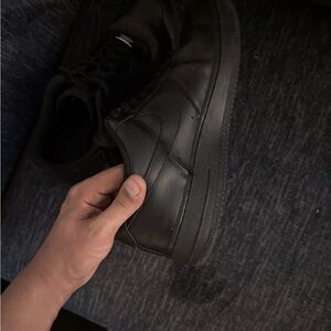 Nike black AF1 lightly worn to big!